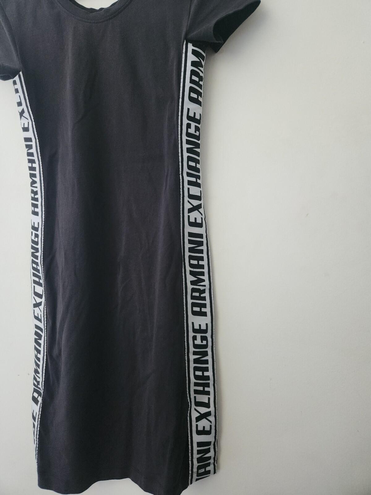 ARMANI EXCHANGE Slim Kleid Verkaufspreis 75 £ Größe Eur 36 UK 8 US S Schwarz