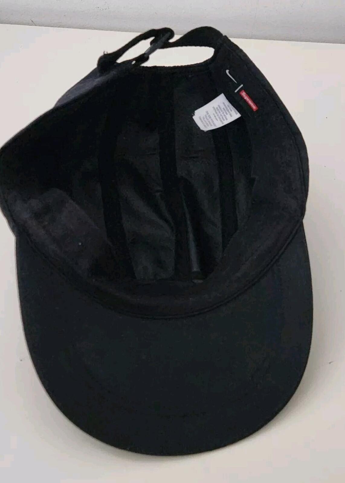 FW17 Supreme x Nike Trail Running Cap schwarze Kappe 3M reflektierend Humara