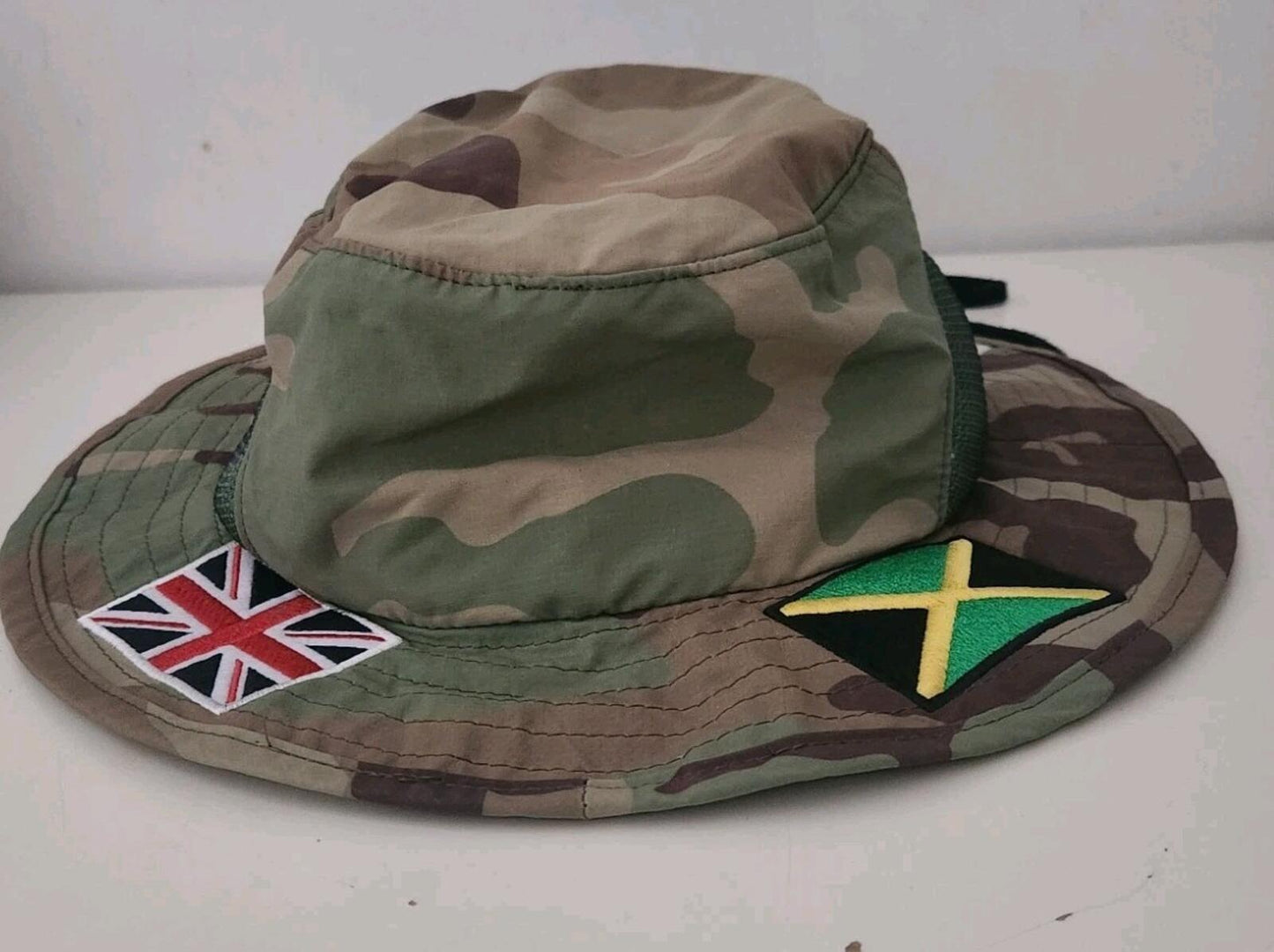 SS20 Supreme Flags Boonie Hat S / M Woodland Camo Wasserabweisend Small / Medium