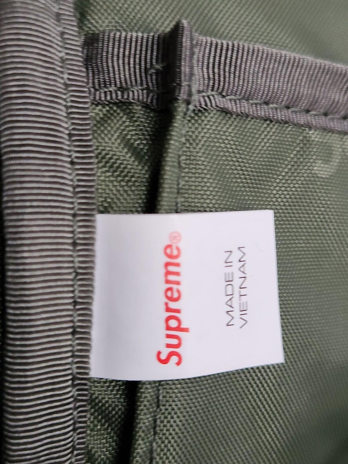 SS23 Supreme Field backpack Water Resistant Bag Olive Gonz 37L Mark Gonzales New
