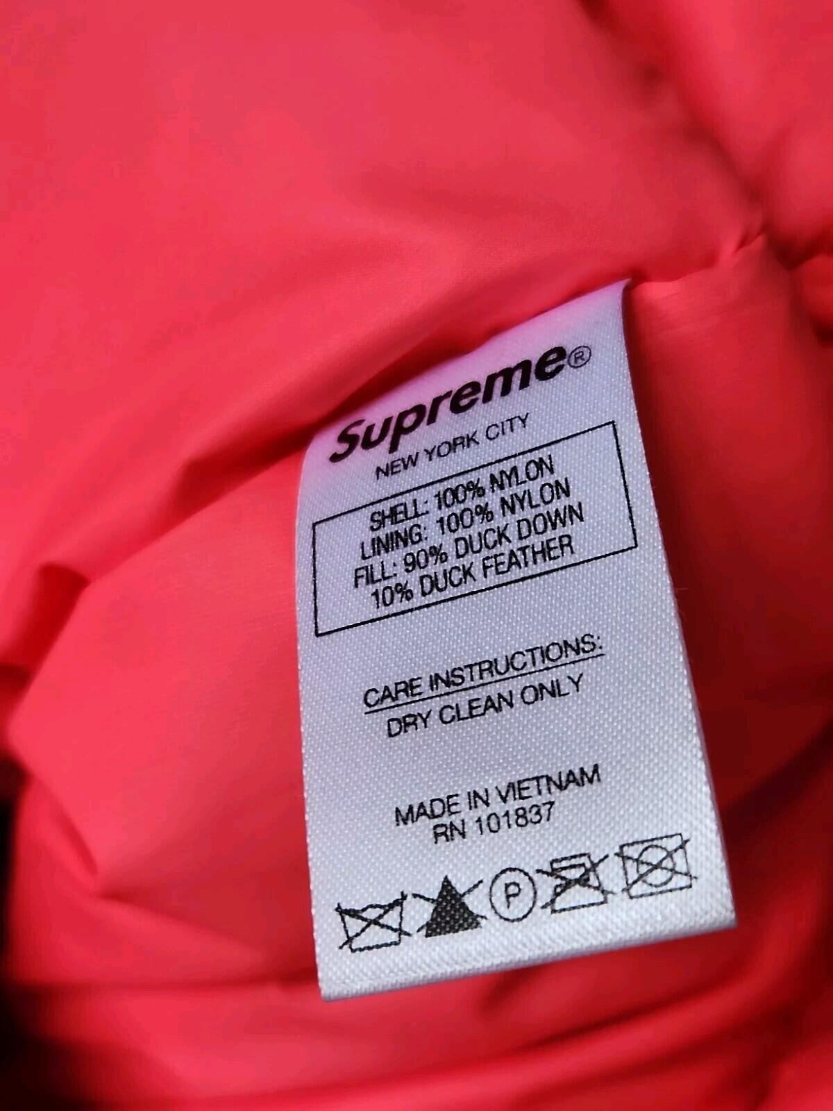 FW20 Supreme GORE-TEX 700-Fill down Parka M Medium jacket Waterproof Bright Red