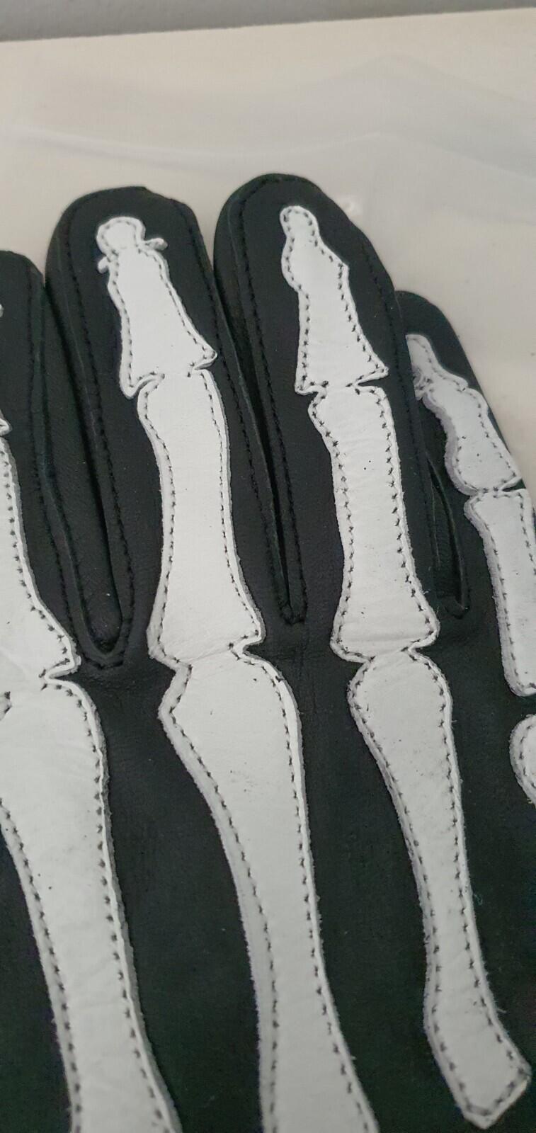 FW17 Supreme x Vanson Leather X-Ray Gloves Black Size L
