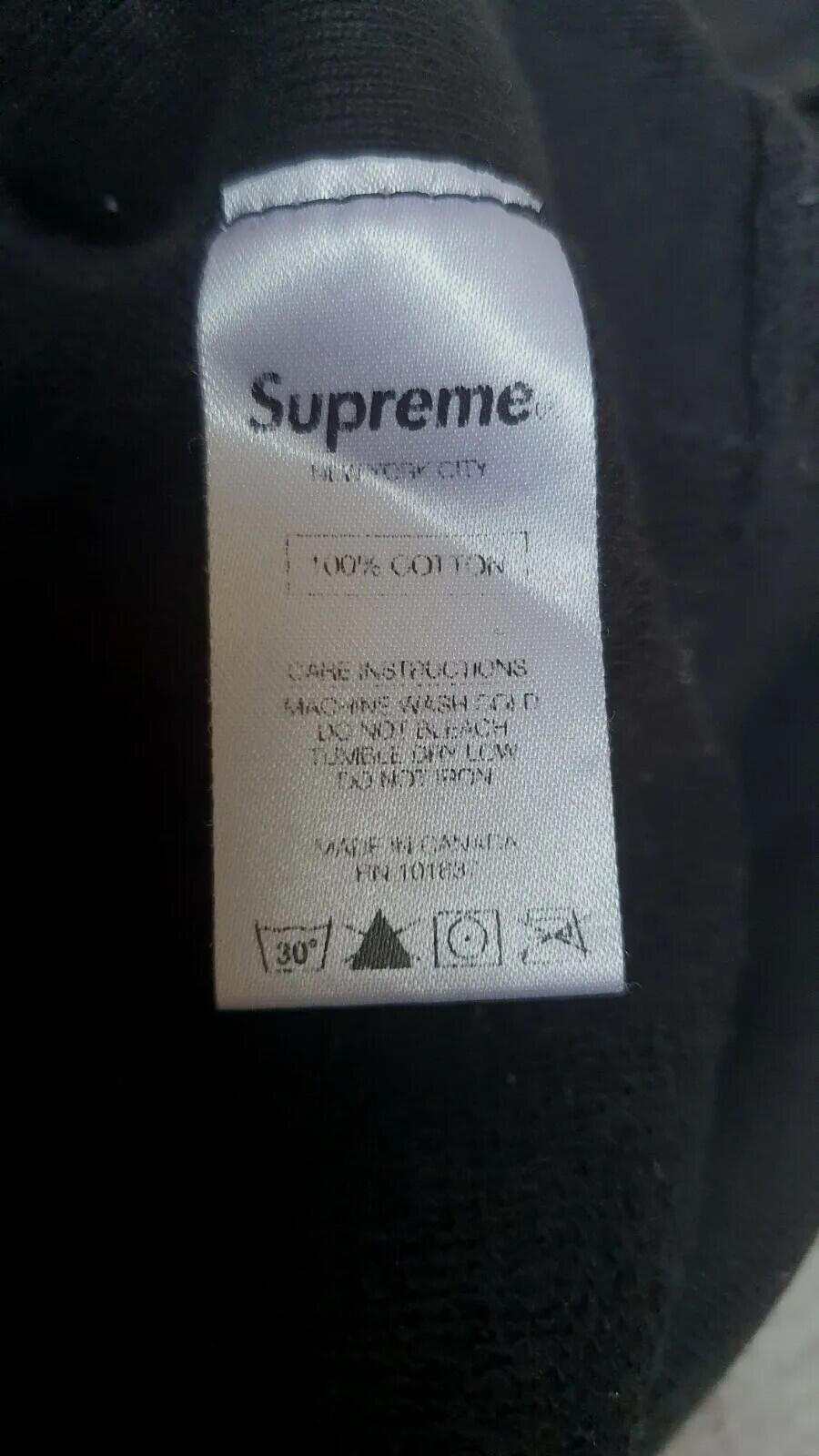 SS15 Supreme Kids 40oz Hooded Sweatshirt Black Size M