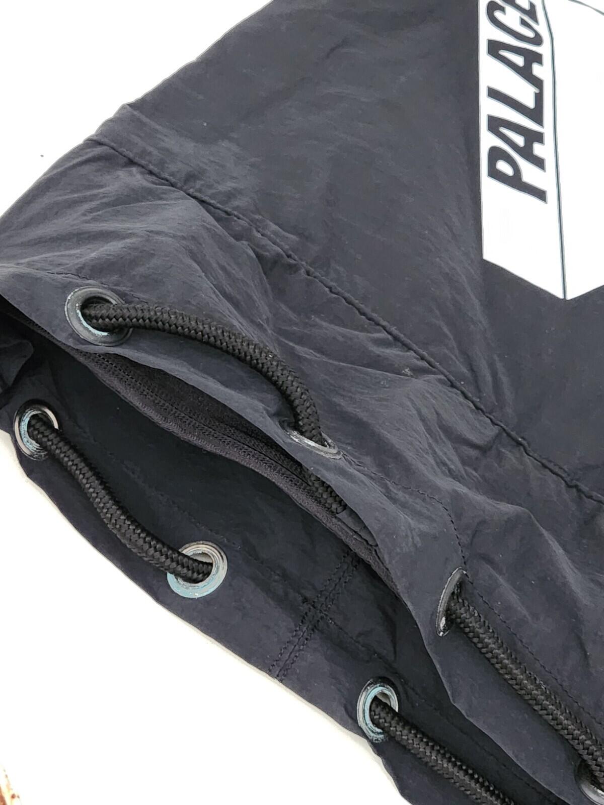 AW16 Palace Benedon black Sack bag / backpack Tri-Ferg