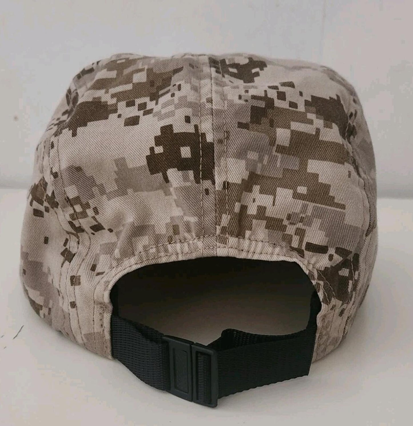 HW17 Supreme NYCO Twill Camp Cap Tan Digi Camo