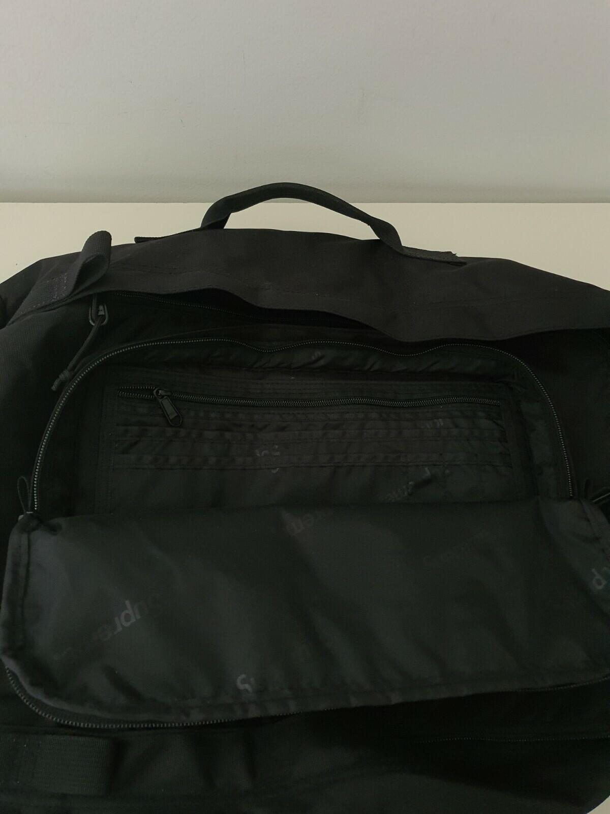 FW19 Supreme black duffle bag messenger box logo Water Resistant Duffel Gym