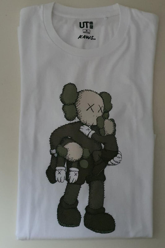 SS19 Uniqlo x Kaws x Sesame Street Clean State white Tee size M medium T-shirt