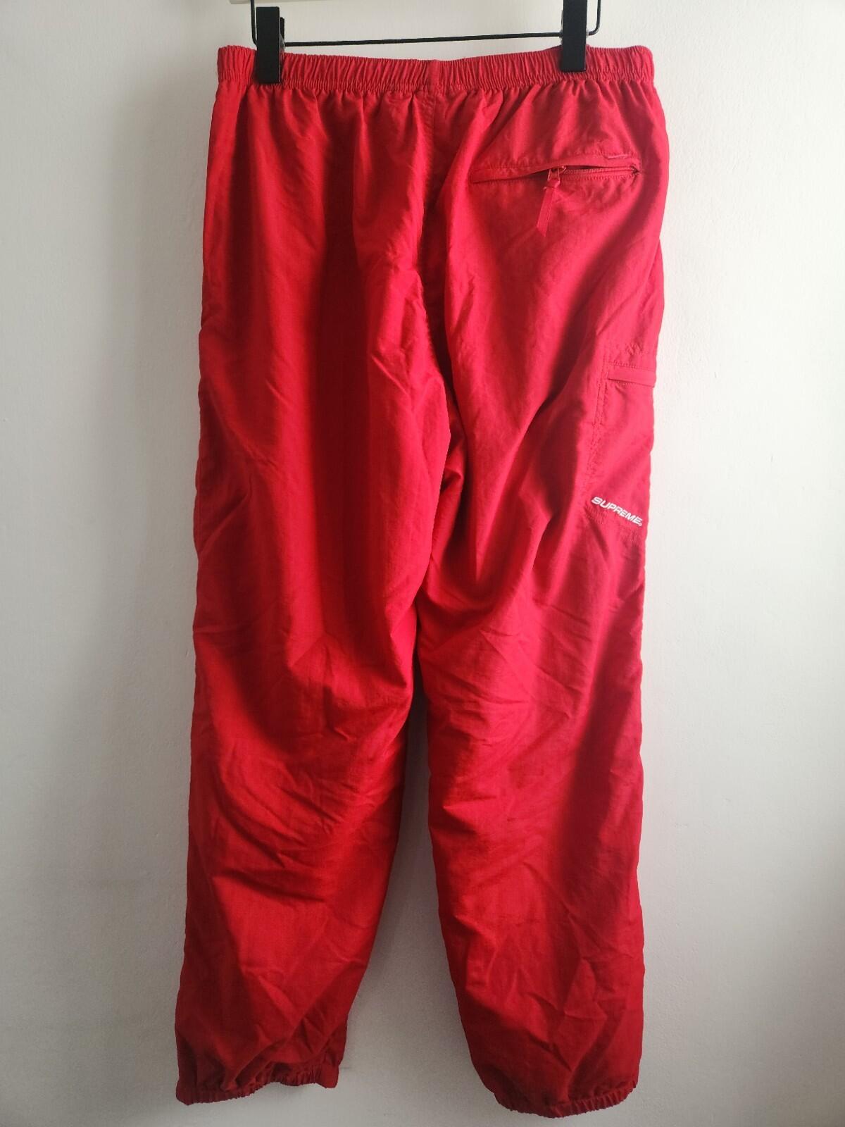 SS19 Supreme Nylon Trail Pant Red Size M