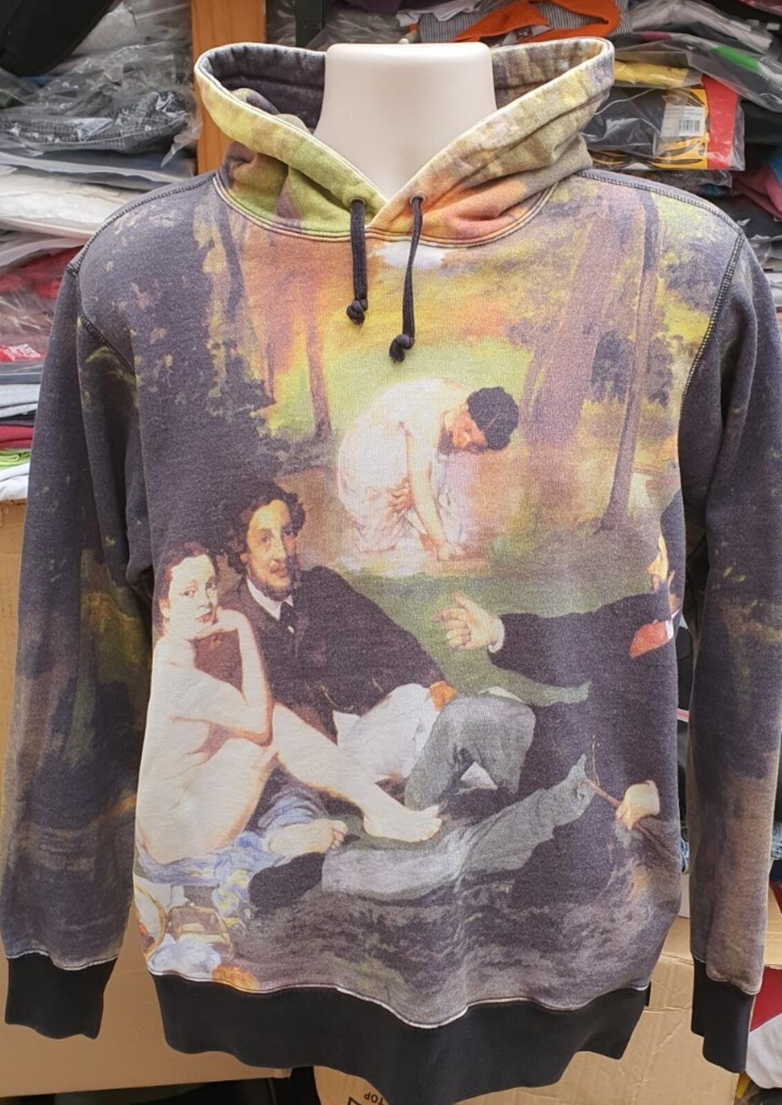 SS14 Supreme La Bein hooded sweatshirt size M medium