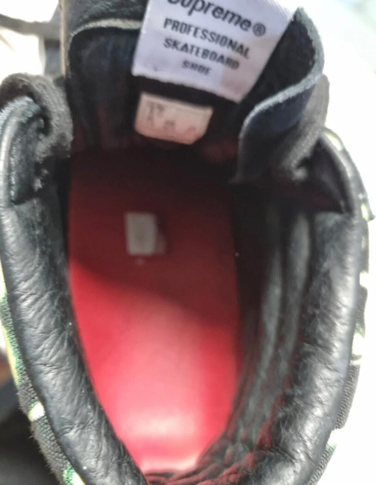 SS18 Supreme Vans Skull Pile Sk8-Hi Trainers Size UK 7 US 8 EUR 40.5
