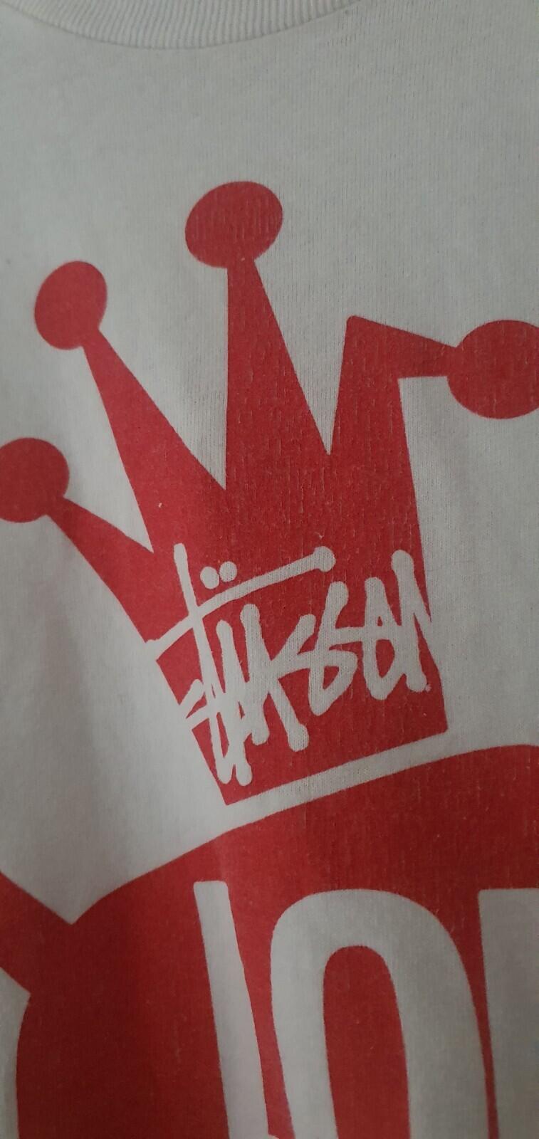 STUSSY London Trashers T-Shirt size M medium Very Rare Tee Vintage