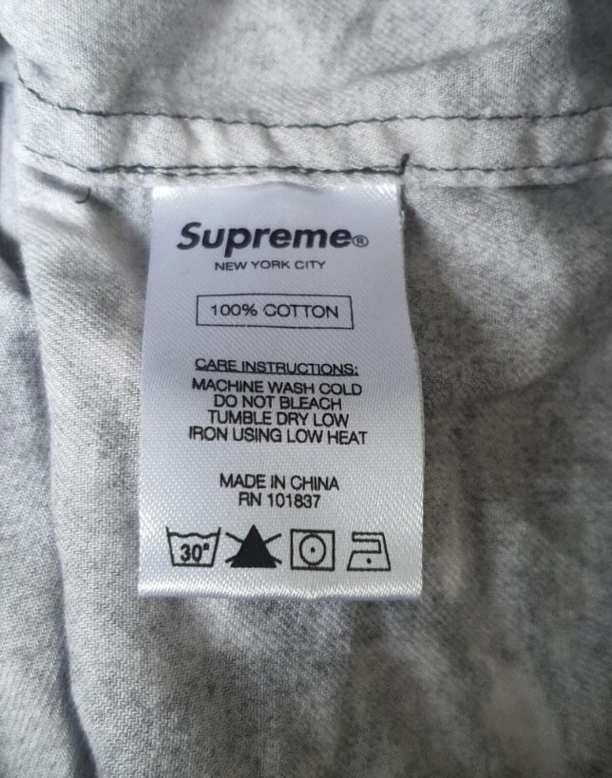 FW16 Supreme Brushed Floral long sleeve L/S shirt M medium flowers