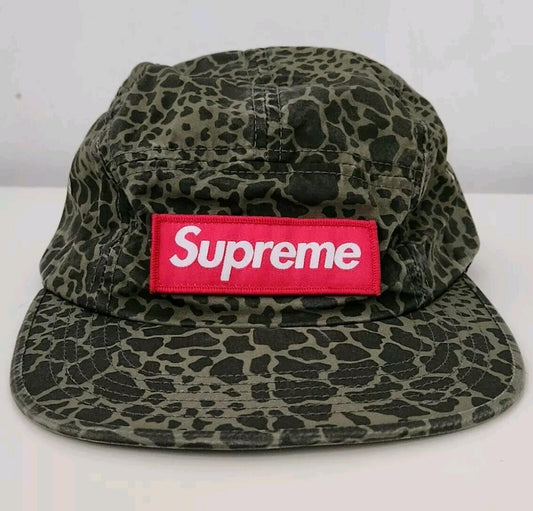 SS12 Supreme Giraffe camo camp cap Multicolour box logo vintage 2012 Rare Hat