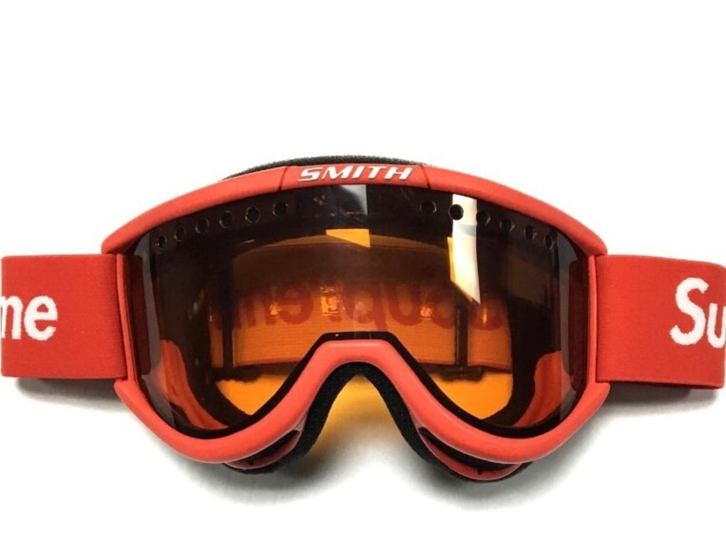 FW15 Supreme x Smith Cariboo Otg Ski Google Red goggles Built In U.S.A Accessory