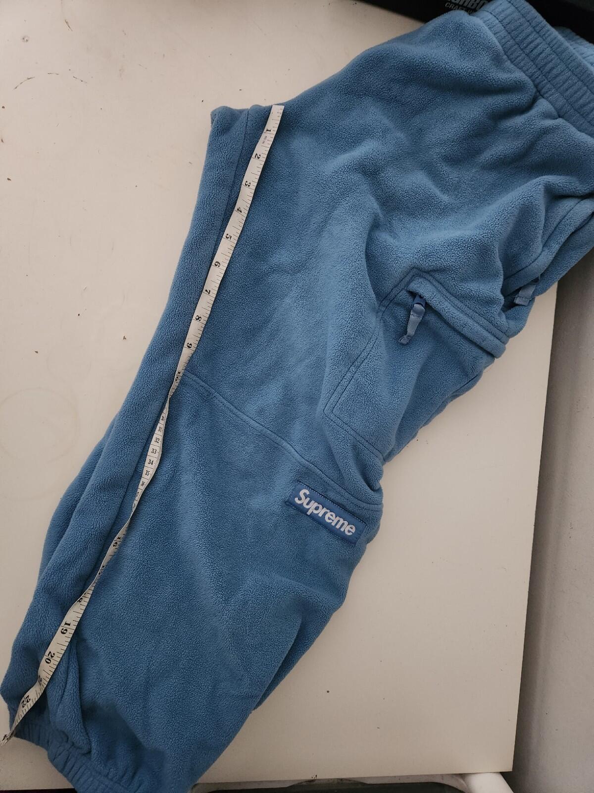 FW22 Supreme Polartec Sweatpant SIZE M but ALTERED TO LENGTH 24"  Pants Trousers