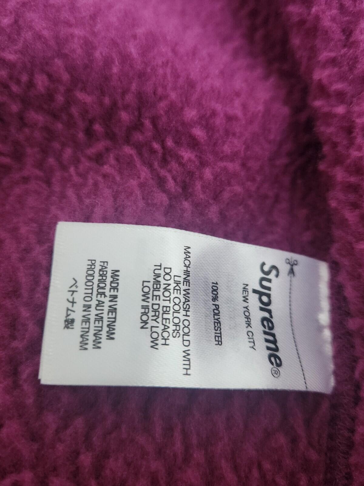 FW21 Supreme GORE WINDSTOPPER Hooded Sweatshirt Plum Size S Water Resistant