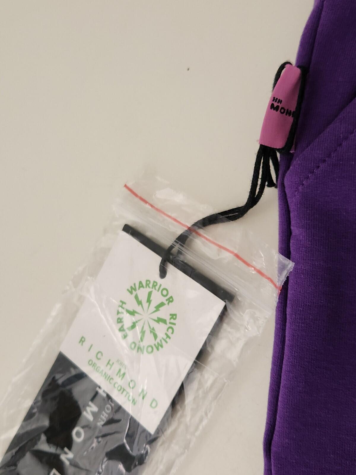 JOHN RICHMOND London Fleece-Hose 38 £ Baby 9 Monate Lila Jogginghose Kleinkind Unterteile