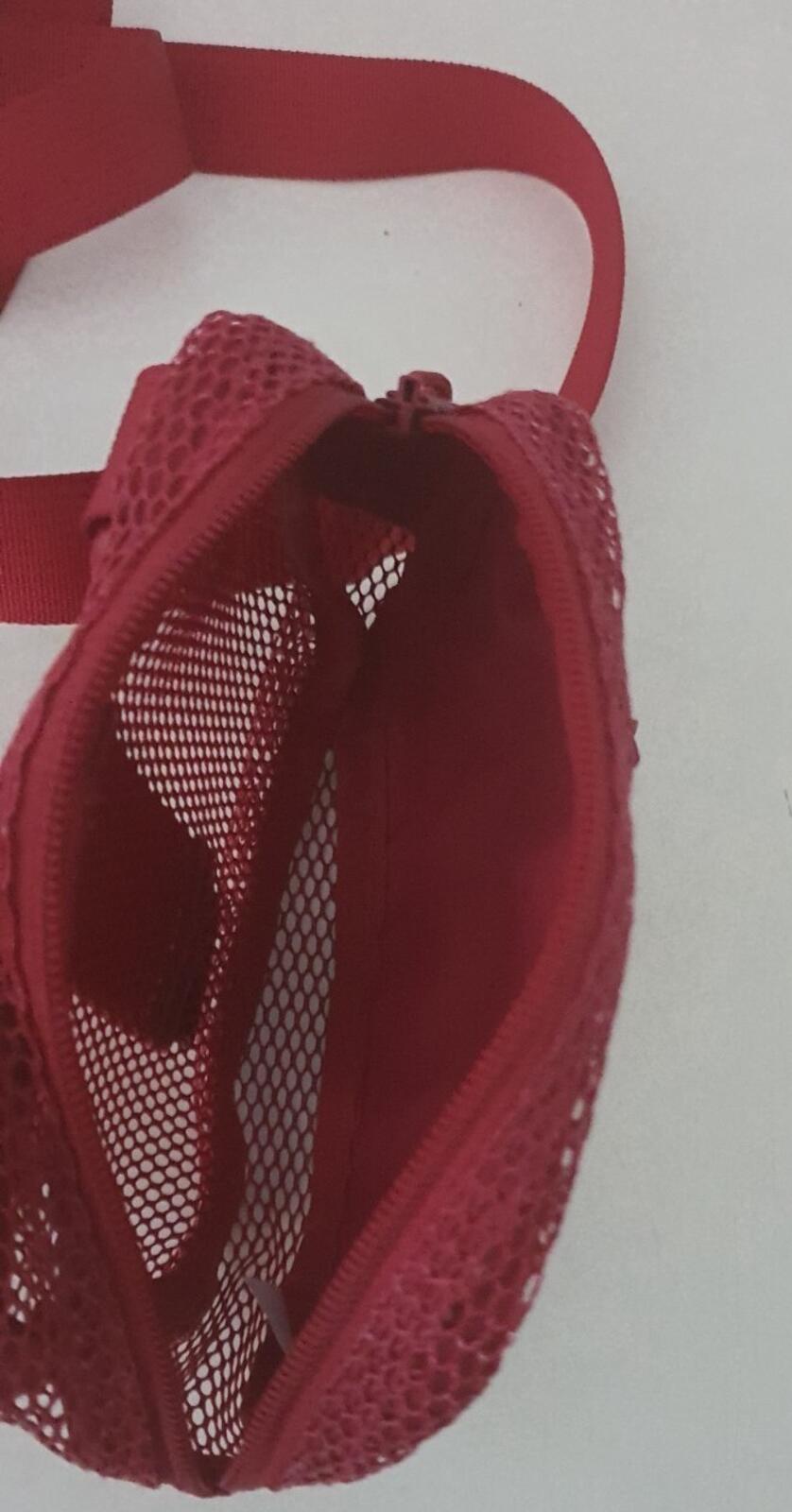 SS20 Supreme kleine Umhängetasche rot Cordura-Gewebe Mesh 3M reflektierender Text
