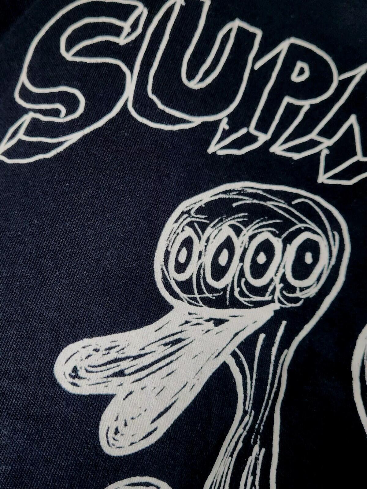 SS15 Supreme Daniel Johnston tee size M Medium Navy T-shirt Rare 2015