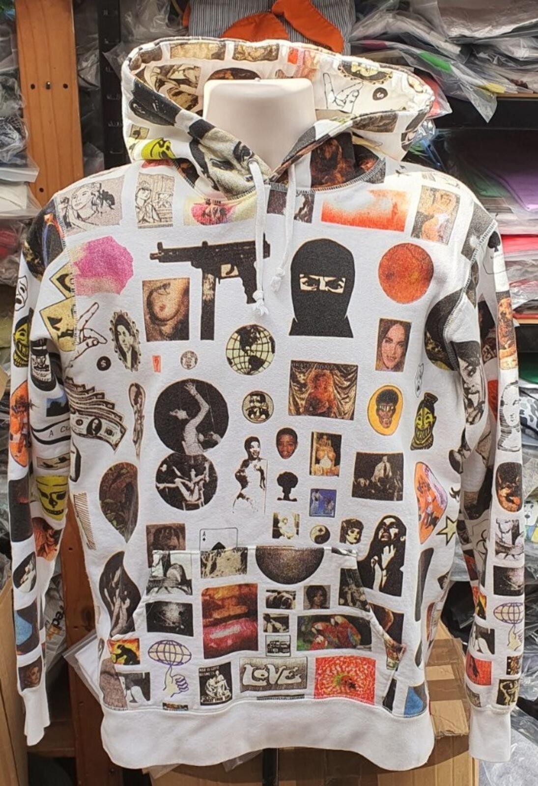 SS17 Supreme Thrills weißer Kapuzenpullover M Hoodie