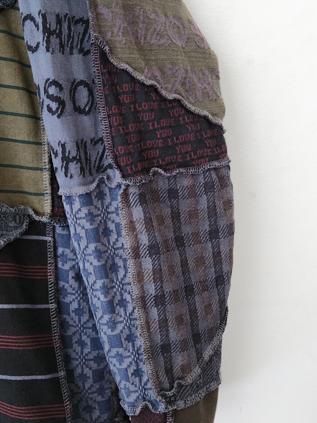 SS23 Supreme Patchwork Jacquard L/S sleeve M Medium Jumper Crewneck L Large