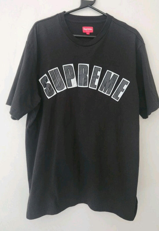 Camiseta Supreme Arc Applique S/S SS20 negra talla L grande
