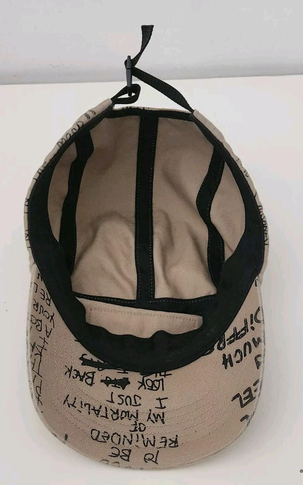 SS23 Supreme Gonz Poems Camp Cap Khaki Hat box logo Mark Gonzales