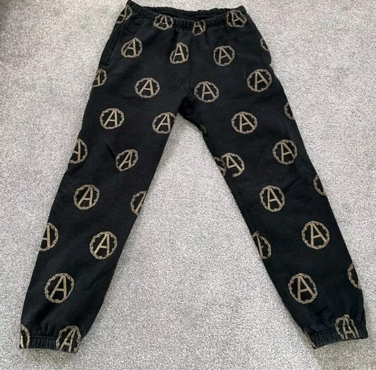 FW16 Supreme x Undercover Anarchy Pantalón de chándal con capucha negro talla M Mediano