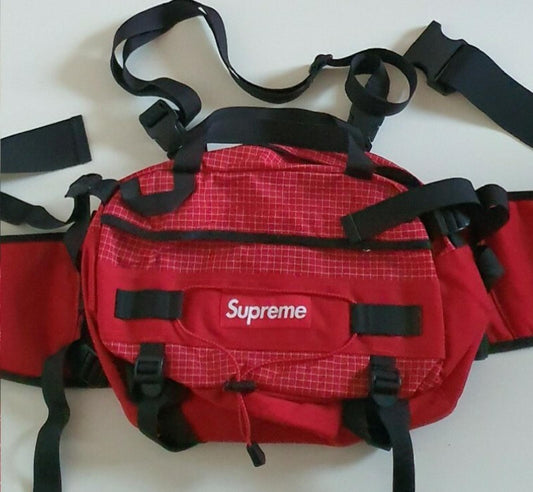 FW09 Supreme mountain bag duffle cintura hombro bandolera cinturón vintage 2009 rojo