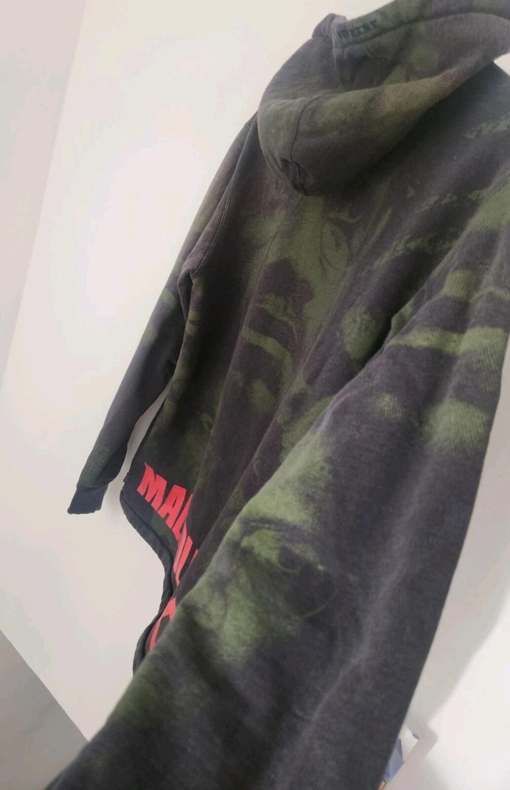 SS15 Supreme x Malcolm X Hooded Sweatshirt Size M BLEACHED