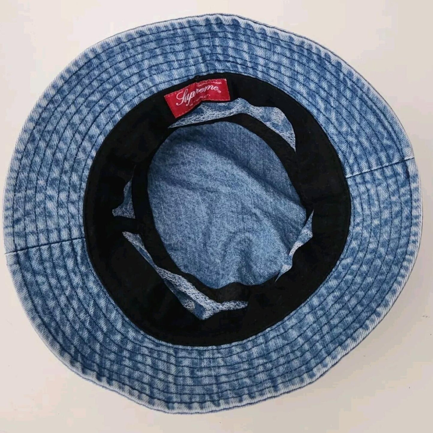 SS22 Supreme Fade Jacquard Denim Crusher Blue Size M / L