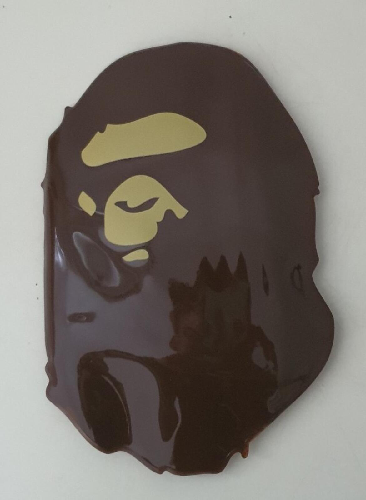 A BATHING APE Multi camo face mask RRP £49 black BAPE Accessory