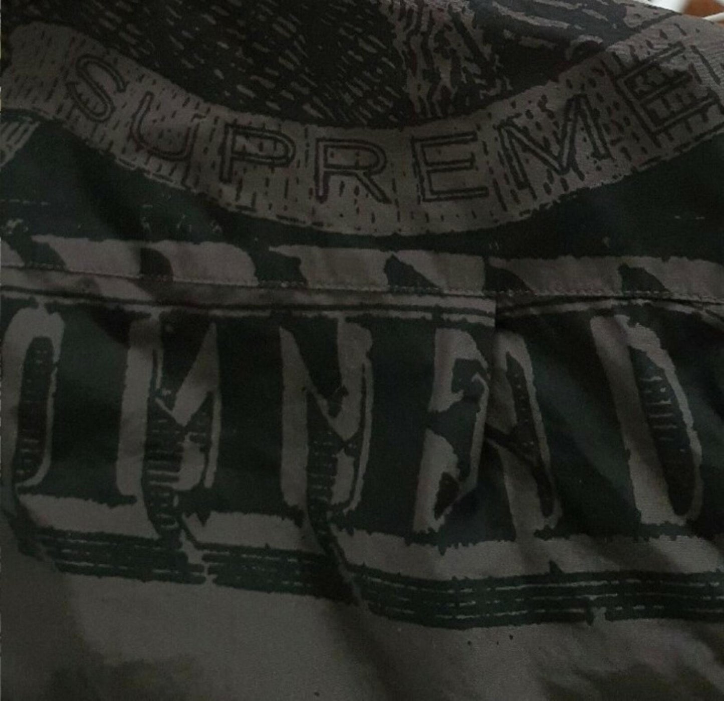 FW13 Supreme Franklin Hemd Größe S Schwarz