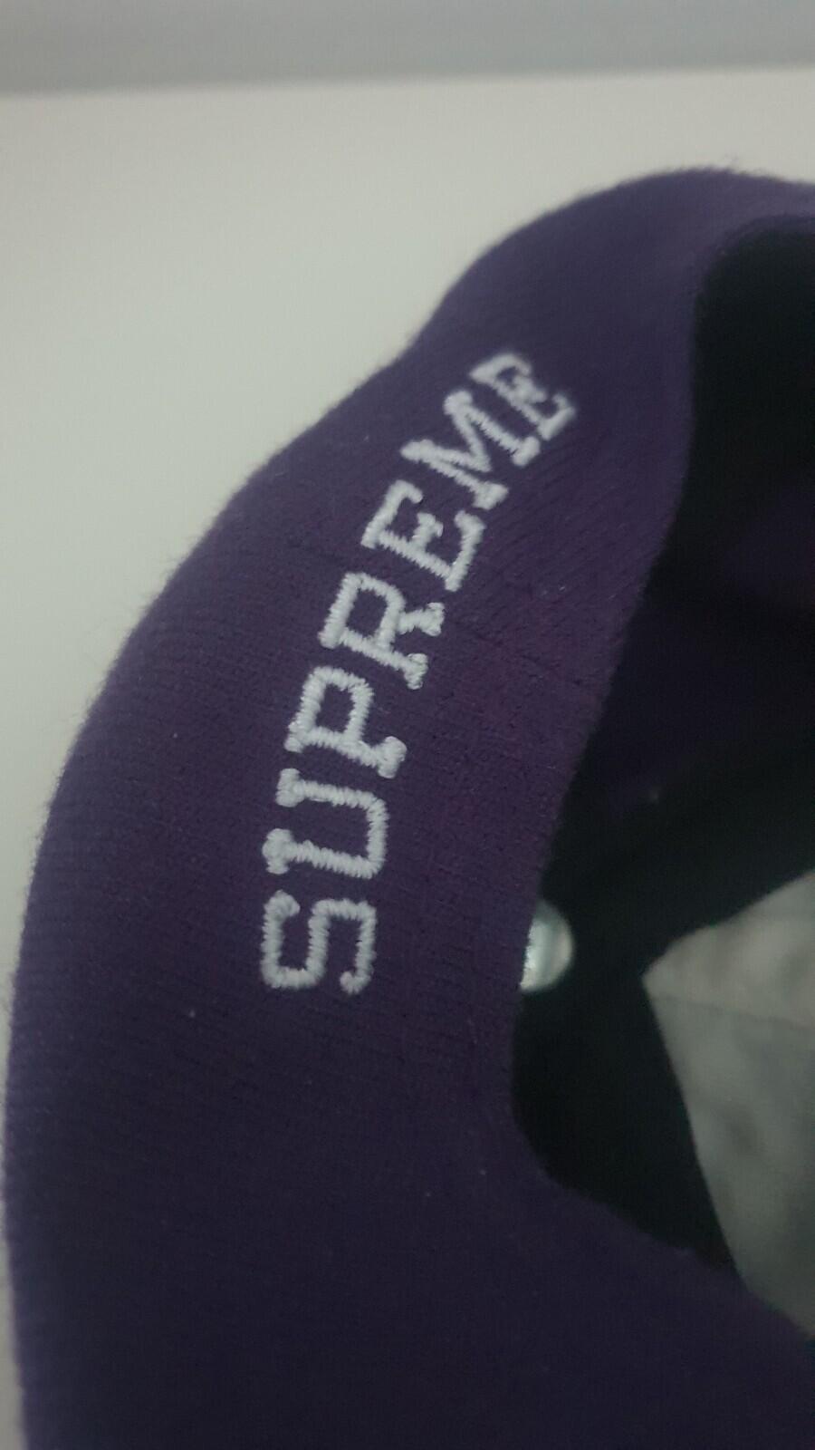 FW15 Supreme World Famous 6-panel Cap Purple