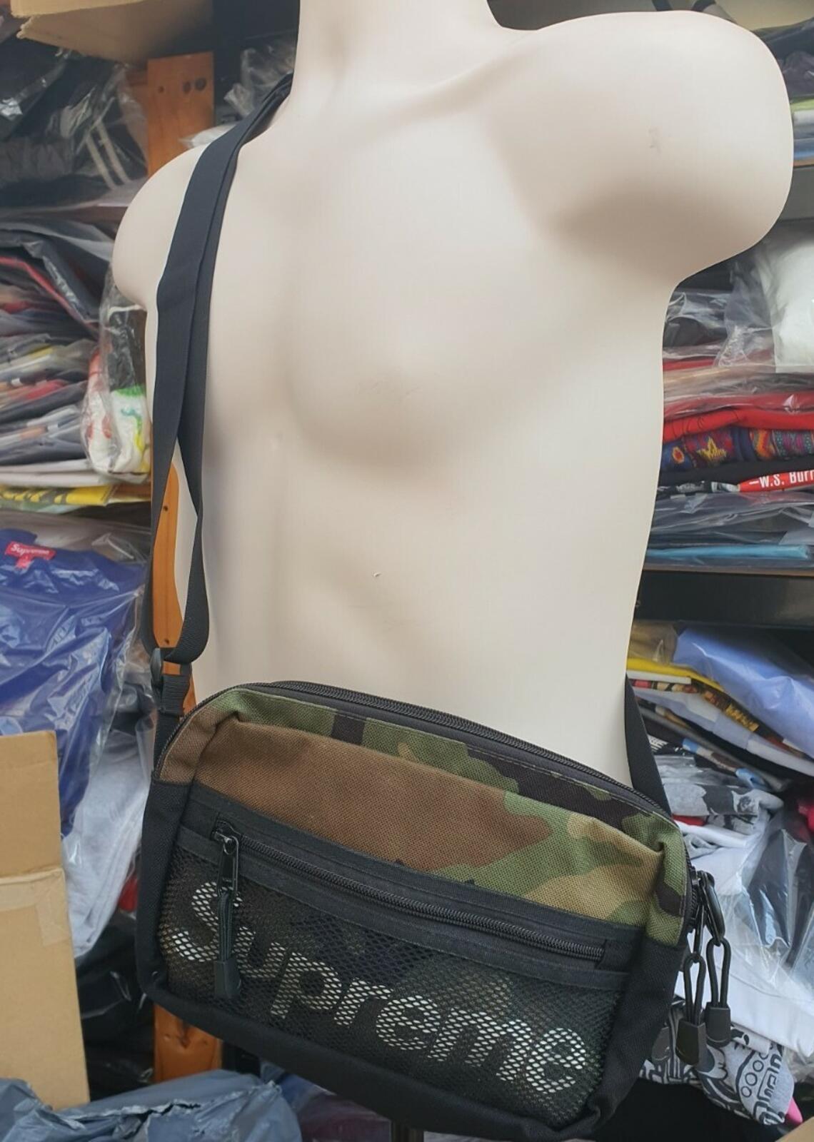 SS14 Supreme Shoulder Bag Woodland Camo