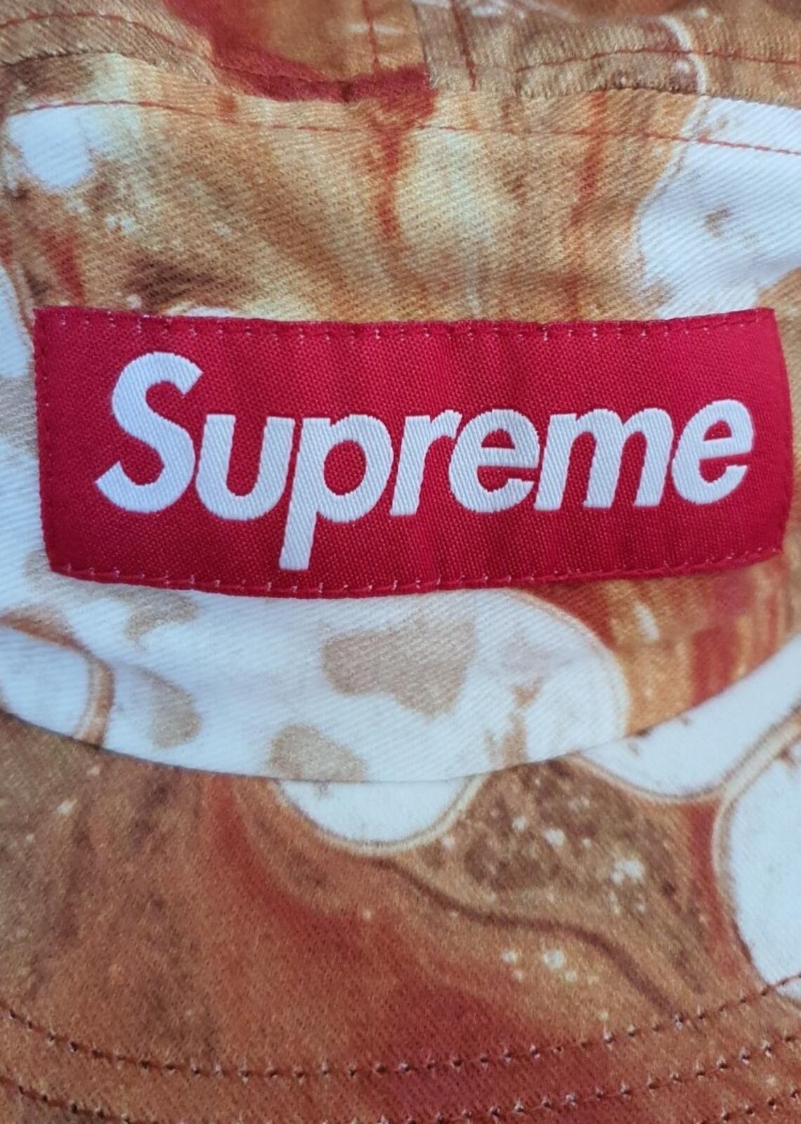 FW17 Supreme Blood and Semen Camp Cap weiße Mütze Box Logo Neu