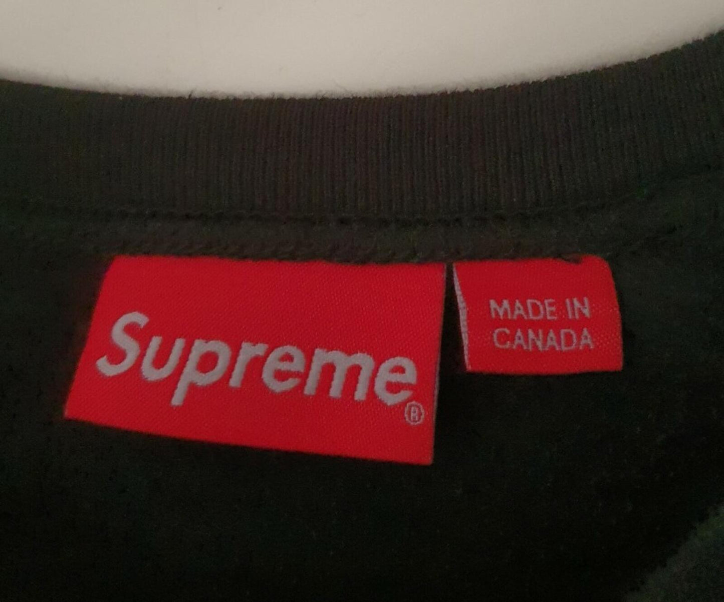 SS19 Supreme Formula Crewneck Black Size M