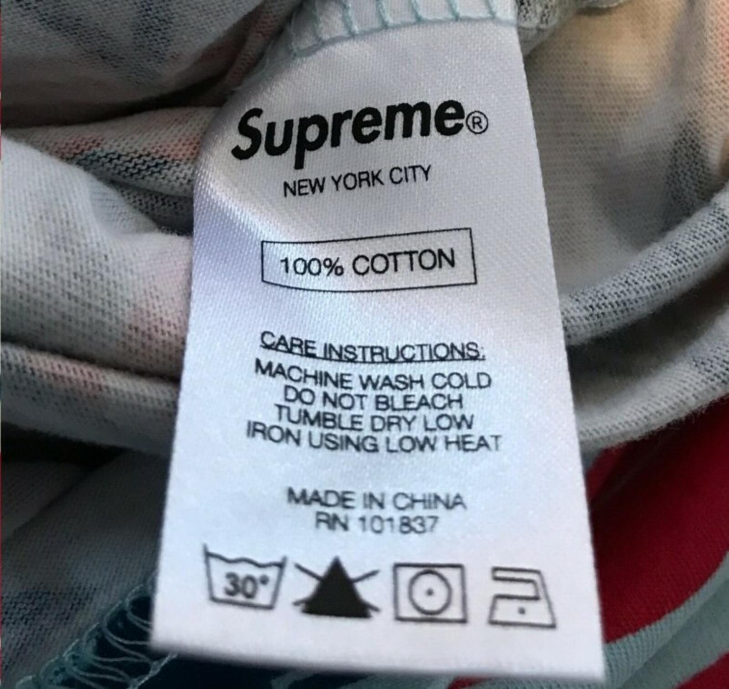 SS16 Supreme You’re Dead Top size L large dark red T-shirt tee New In Dust Bag