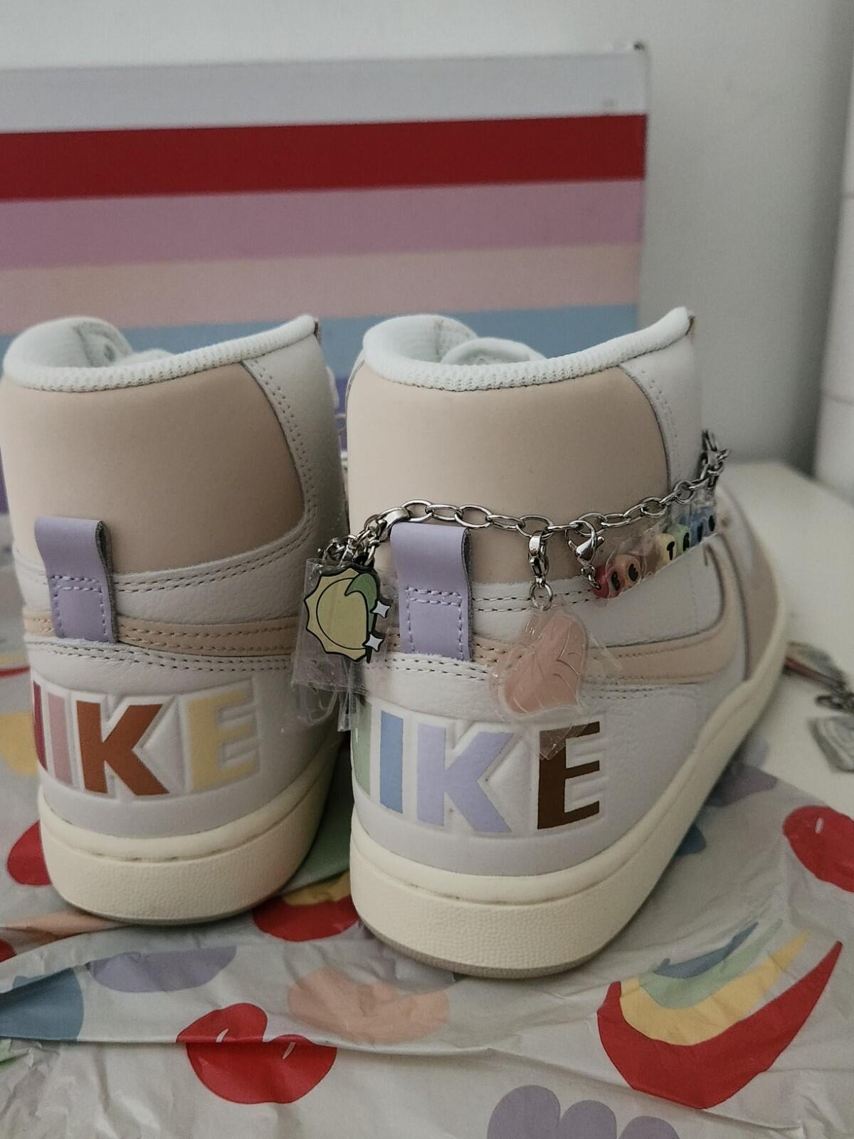 NIKE Terminator High BT RRP Trainers Beige Size US 6 UK 5.5 EUR 38.5