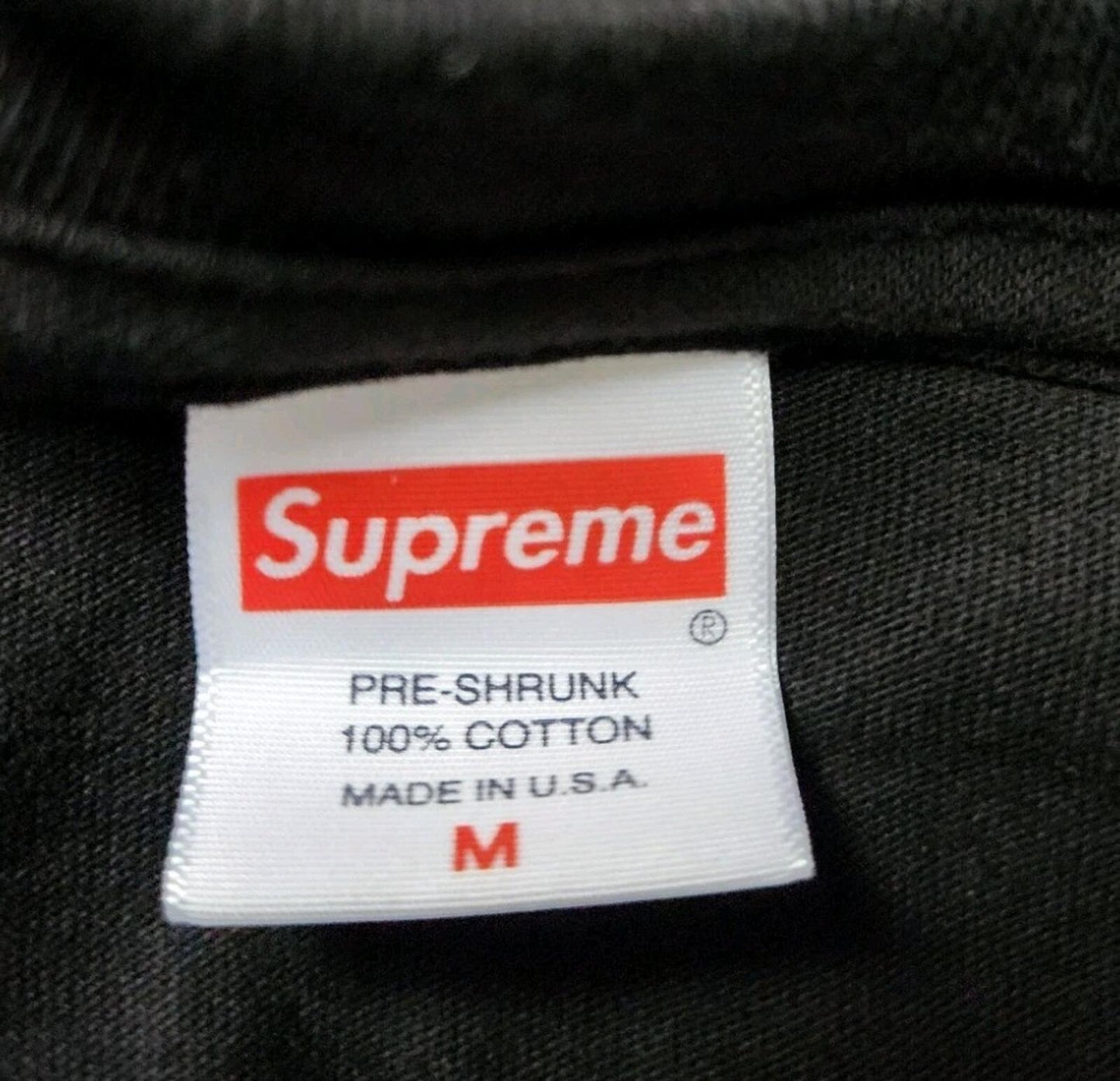 FW17 Supreme x Scarface Shower tee black T-shirt size M medium Tony Montana