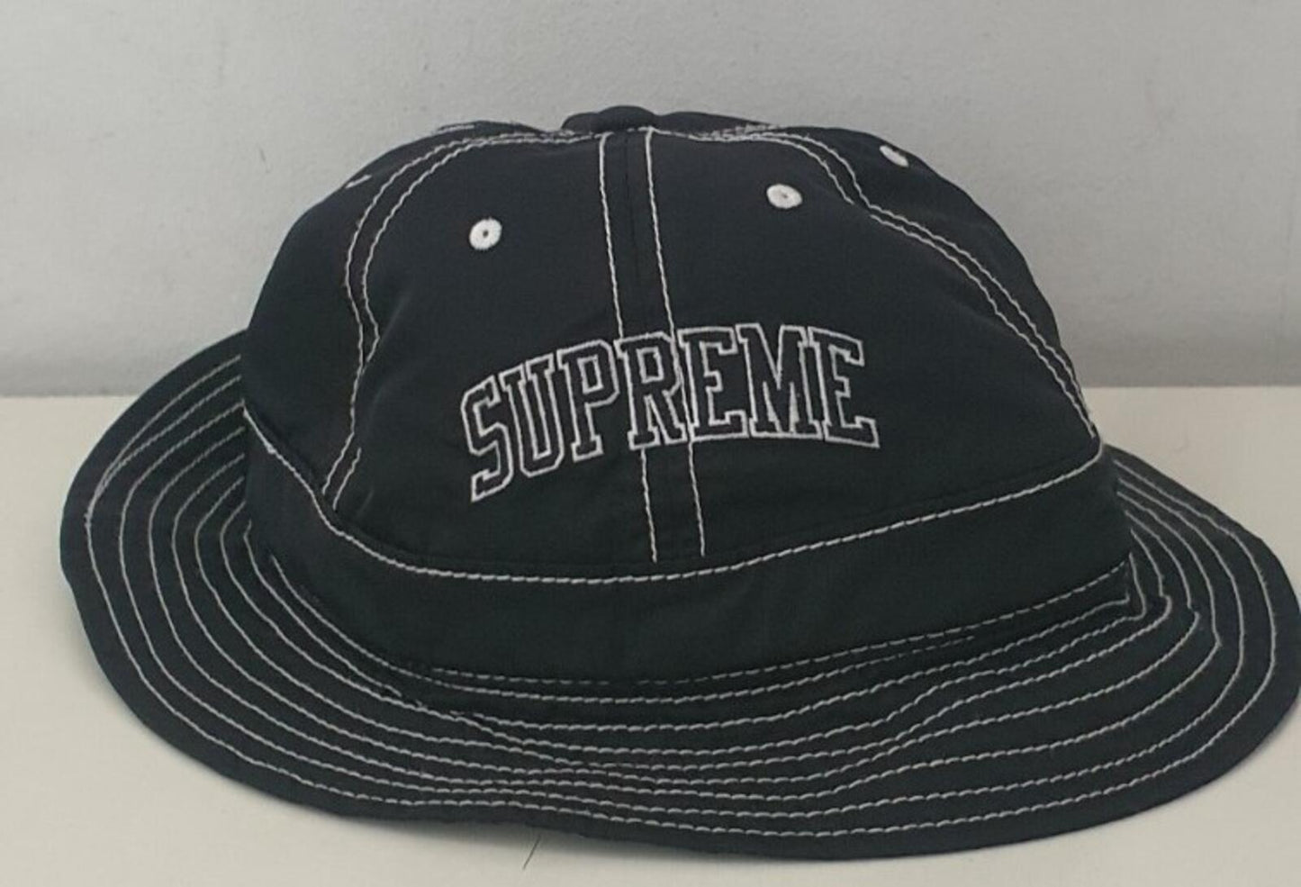 FW19 Supreme x LEVI'S Nylon Bell Hat crusher S/M Black bucket small/medium Levi