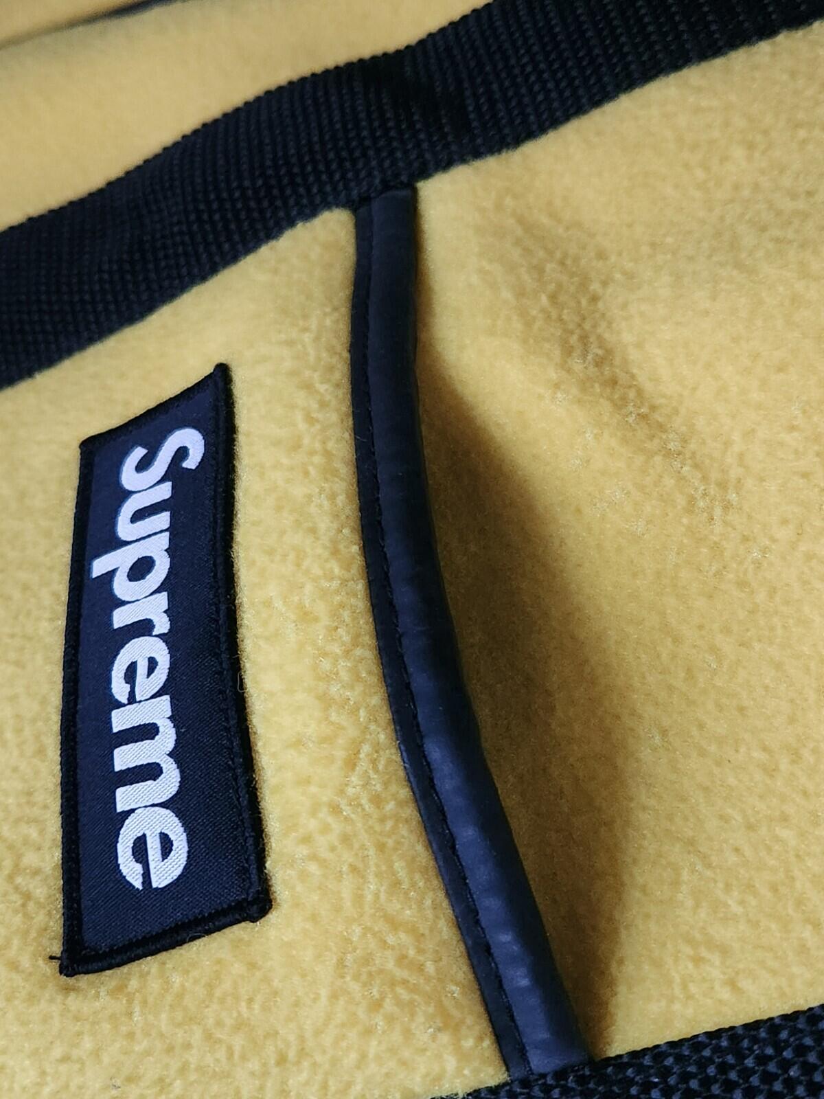 FW17 Supreme Polartec Tote Yellow Bag Fleece 20L