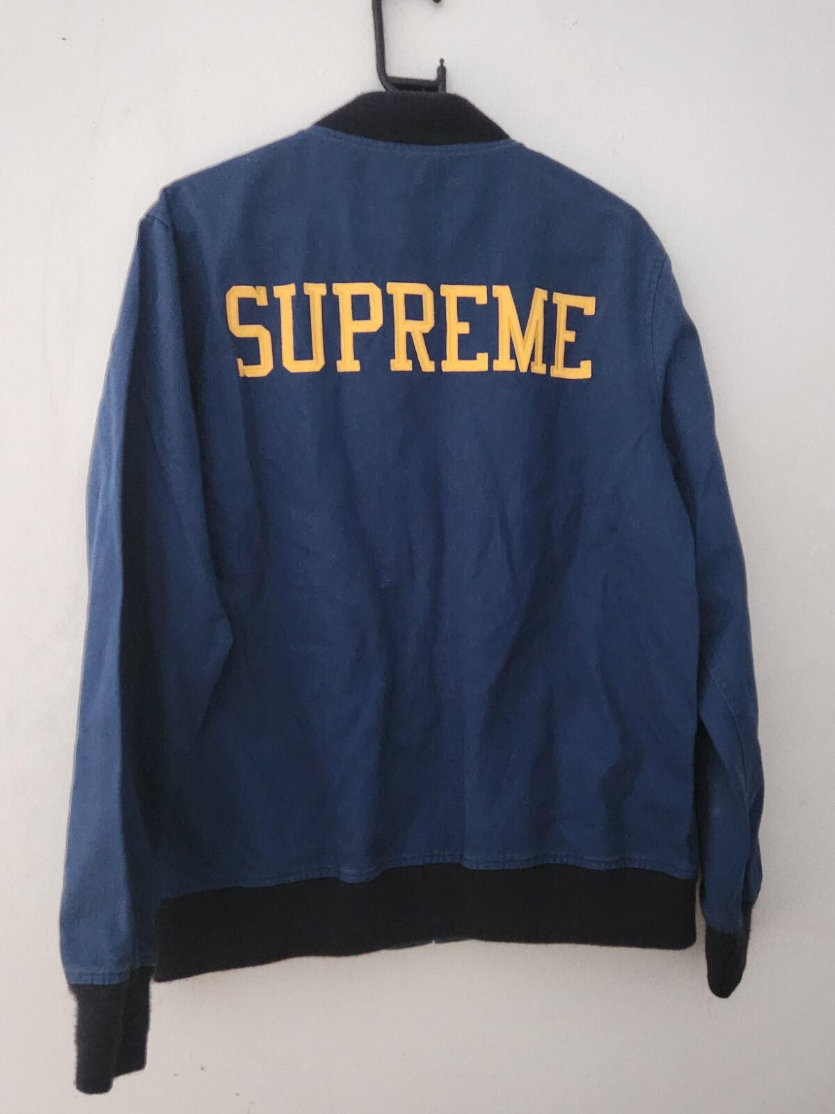 SS13 Supreme Cadet varsity jacket blue L large vintage 2013 Vintage Rare