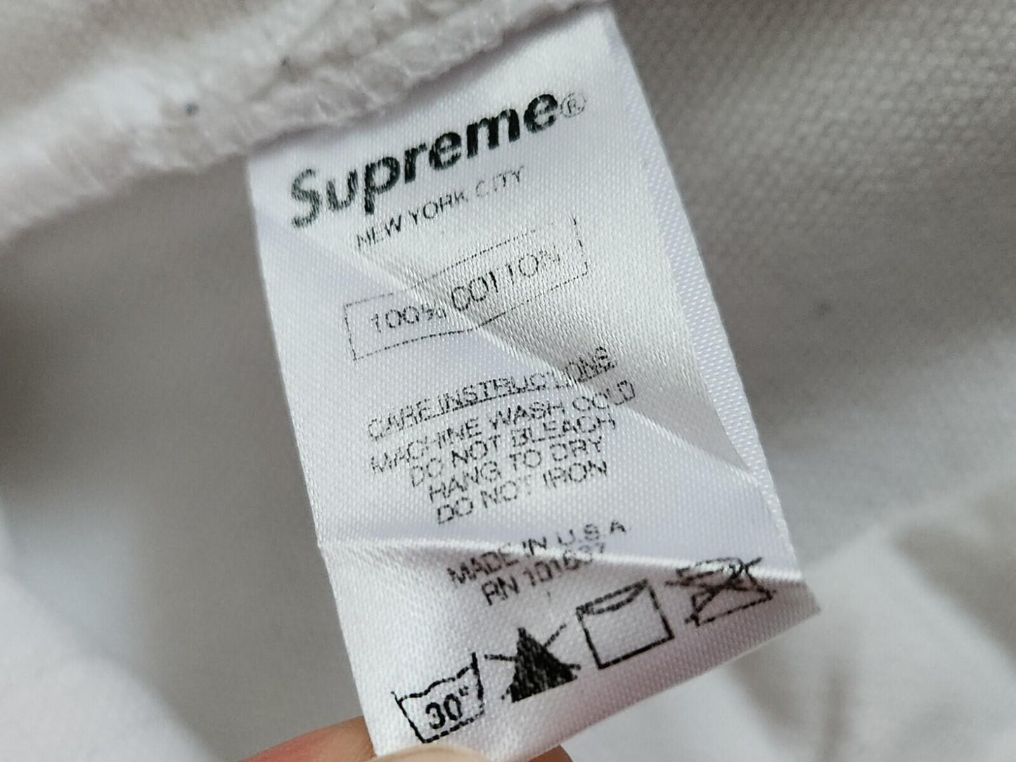FW14 Supreme x Gonz short size 34 White shorts Mark Gonzales ALTERED Jeans Rare