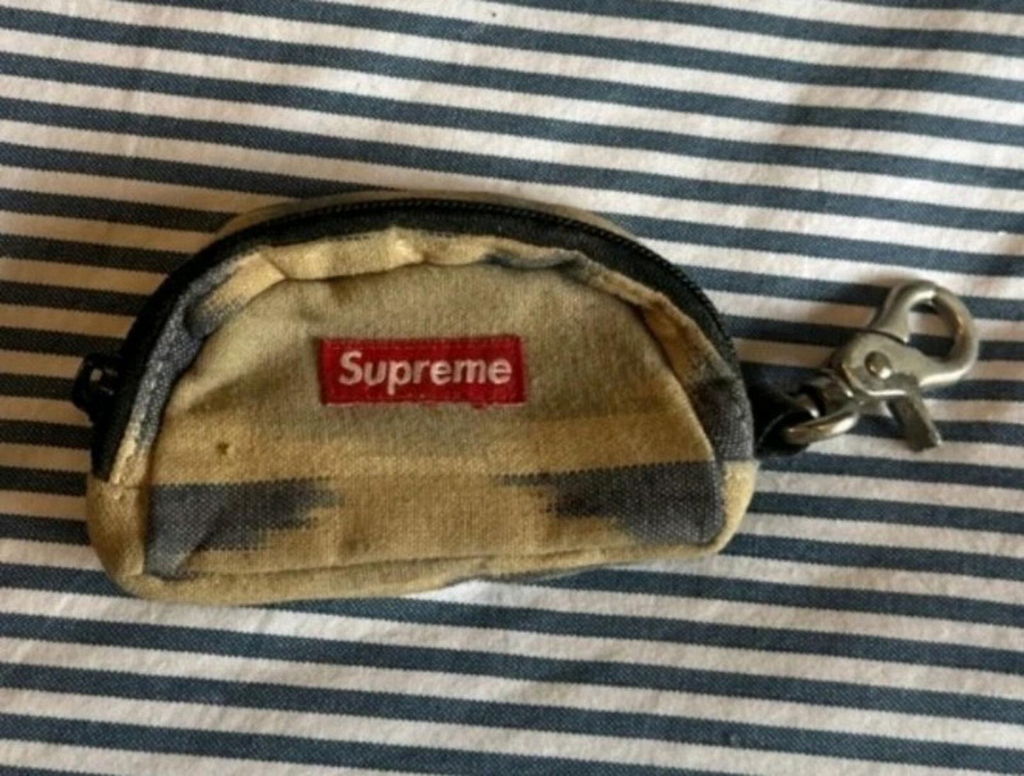 SS12 Supreme Ikat Stash Pouch Bag Keychain