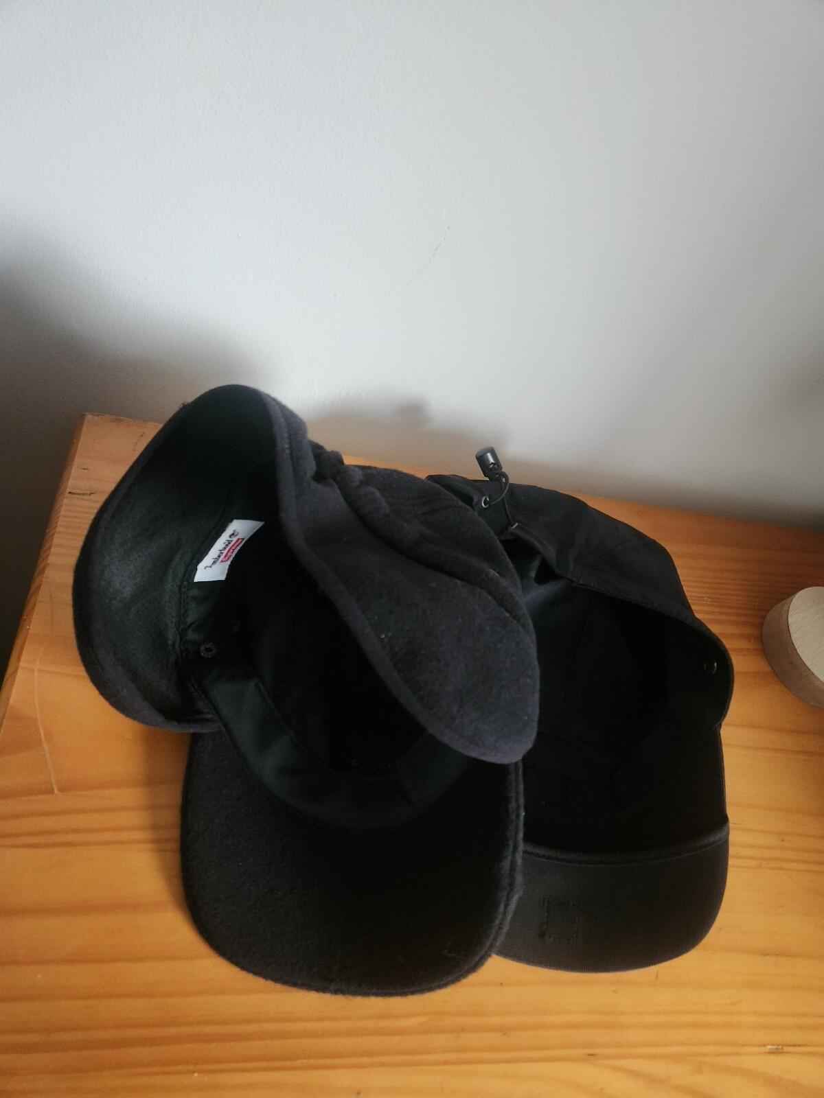FW21 Supreme x Timberland 2-in-1 Earflap Hat Black Water Resistant