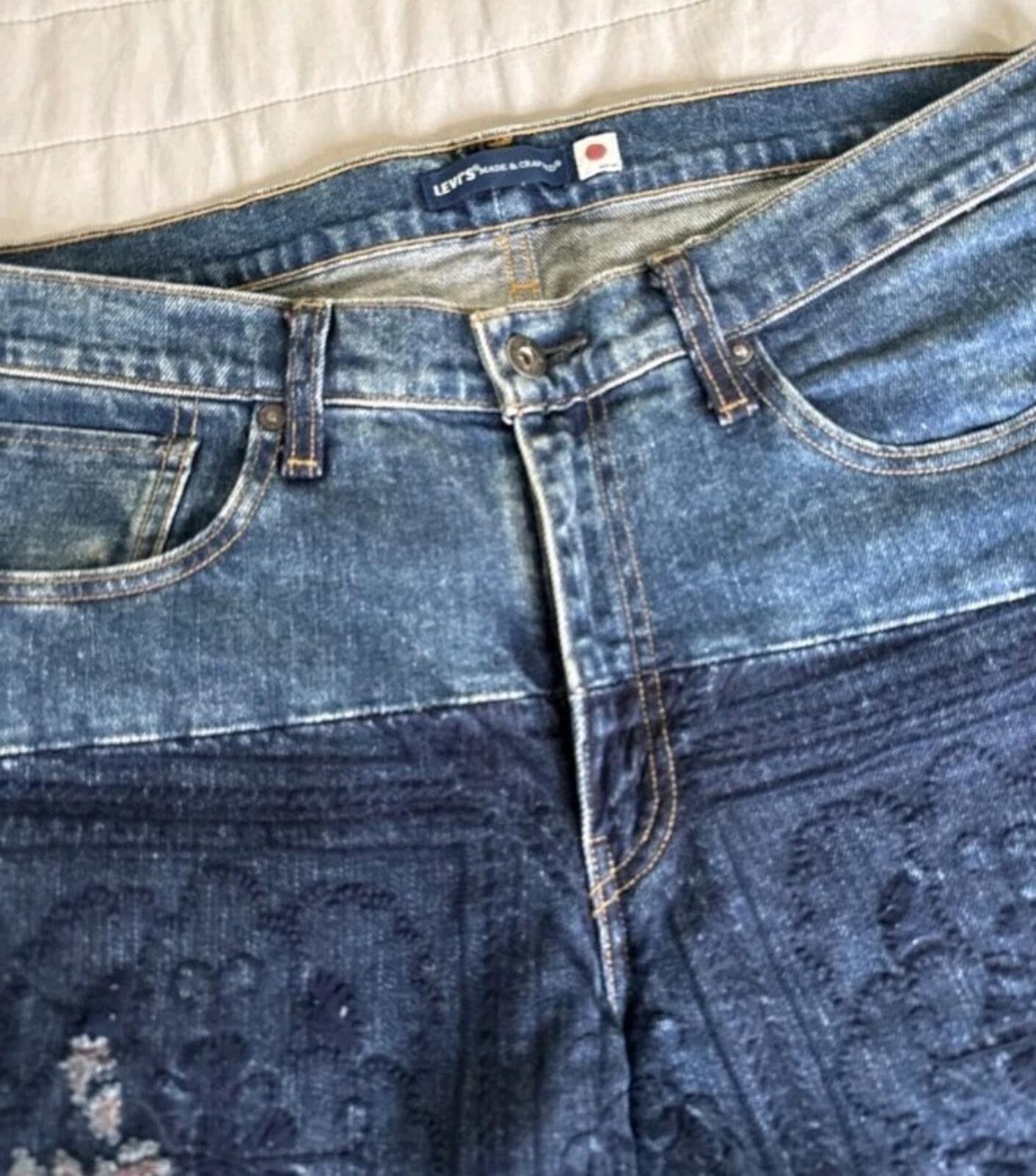 LEVIS Made & Crafted 511 Jeans Slim Cortado Dark Wash Size W34 L32