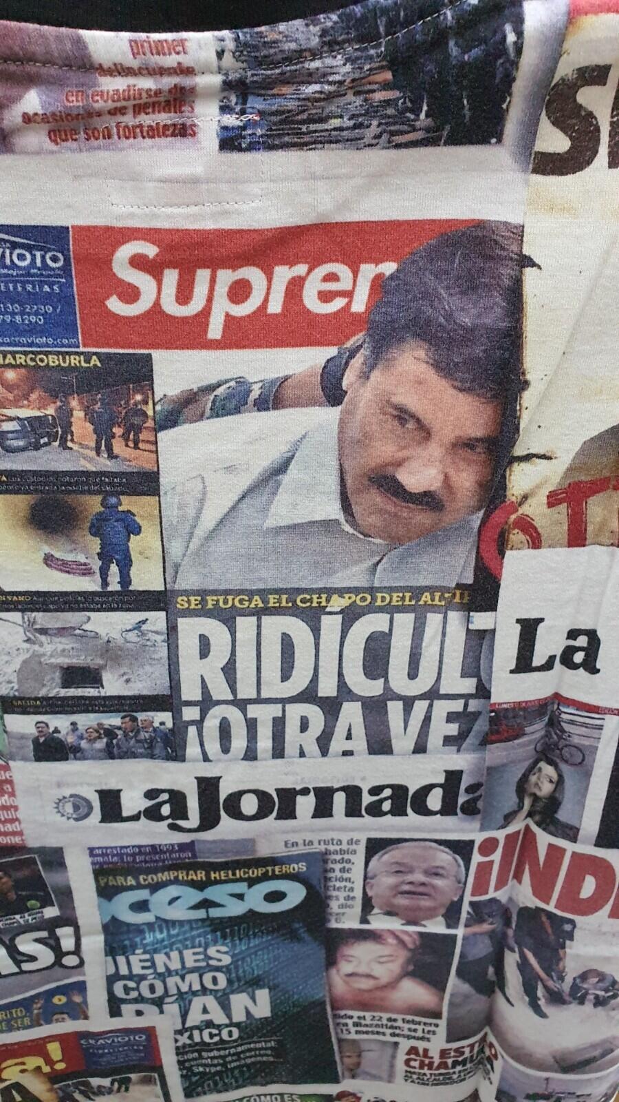 SS20 Supreme Headline S/S Top EL Chapo Tee Size M