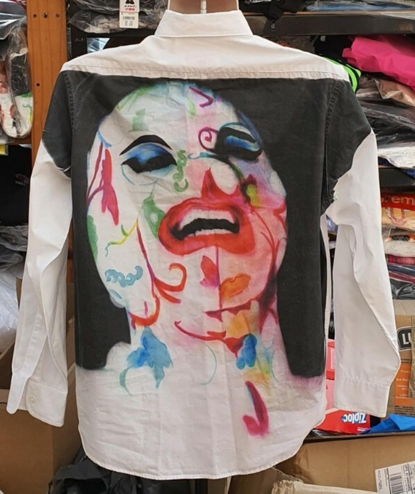 SS20 Supreme Leigh Bowery Airbrushed Shirt White Size S