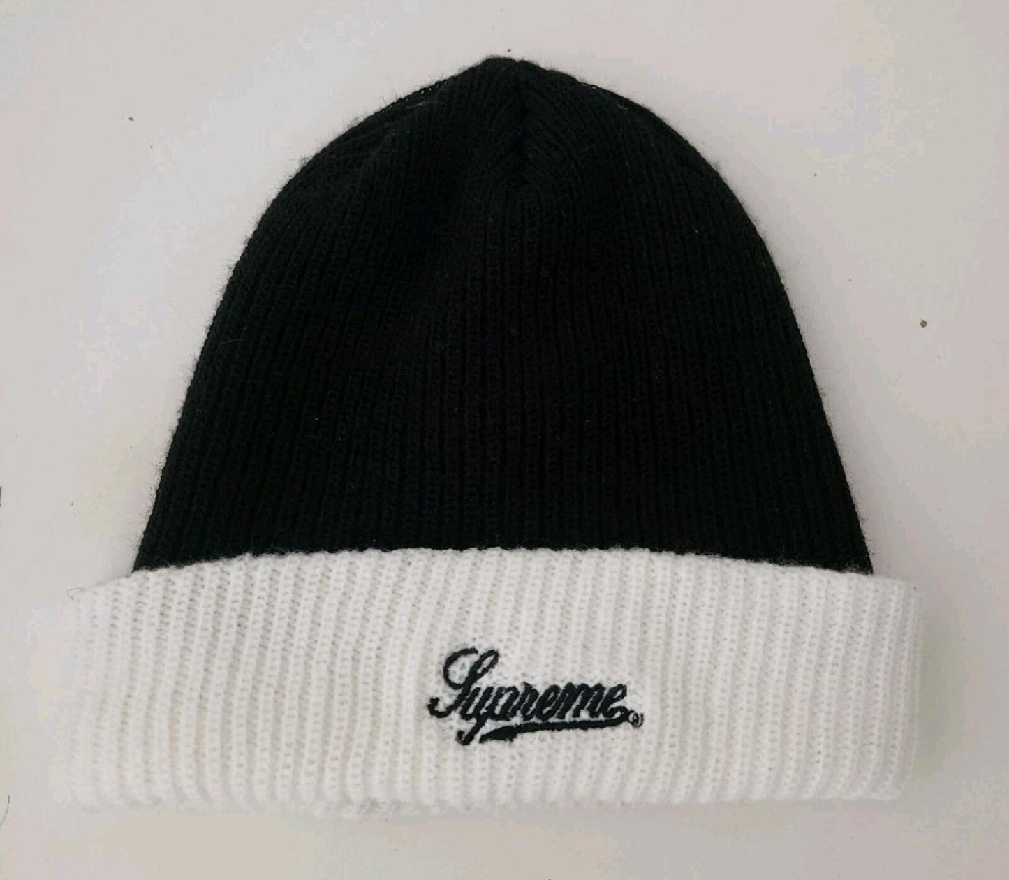 SS15 Supreme x White Castle Beanie Schwarz Weiß Mütze